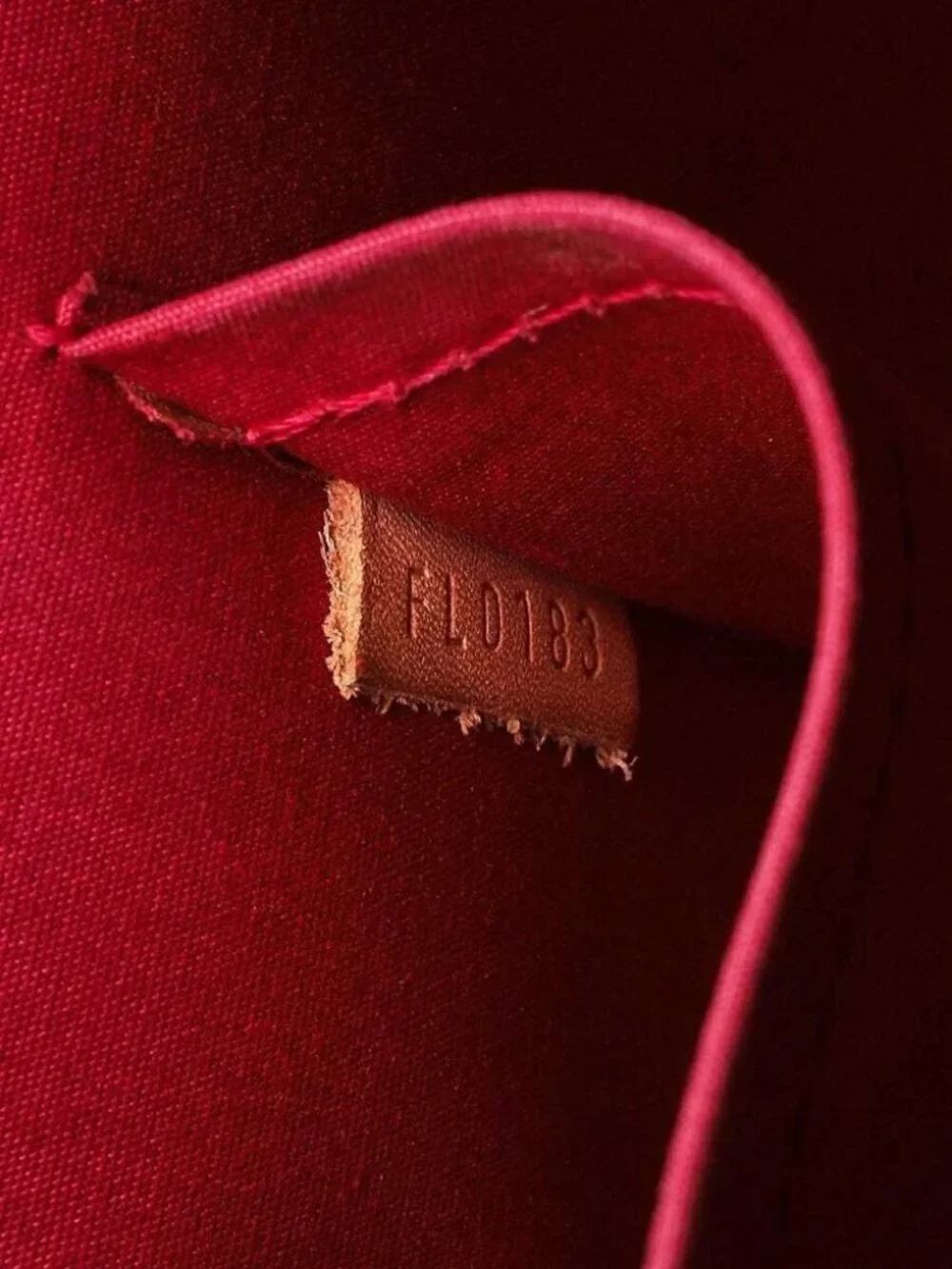 Louis Vuitton Rose Indian Monogram Vernis Alma PM Bag